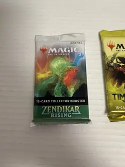 Lot Of 2 Sealed Magic The Gathering Booster Packs Zendikar & Time Spiral 630509917860 - Image 2
