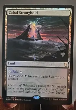Cabal Stronghold Promo Pack: Dominaria MTG Foil Lightly Played (Minor Warping) - Image 1