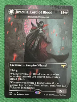 Dracula, Lord of Blood - Voldaren Bloodcaster R Innistrad: Crimson Vow 338 NM - Image 1