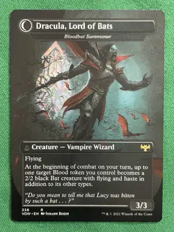 Dracula, Lord of Blood - Voldaren Bloodcaster R Innistrad: Crimson Vow 338 NM - Image 2