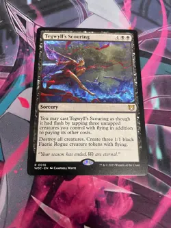 MTG - TEGWYLL'S SCOURING - RARE - WOC - NM ~ - Image 1