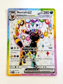 CARTE POKEMON BLACK STAR NOCTALI EX PROMO SVP 176 FR NEUVE NM - Image 1