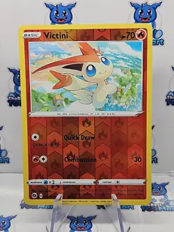 Pokemon - Victini - Reverse Foil - 007/073 - Champion's Path NM - Image 1