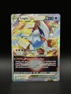 Pokemon Lugia VSTAR 139/195 Sword & Shield - Silver Tempest NM - 0038 - Image 1