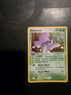 Pokemon TCG Venomoth 49/112 and Venonat 84/112 Reverse Holos FireRed LeafGreen - Image 1