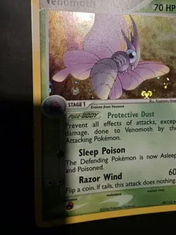 Pokemon TCG Venomoth 49/112 and Venonat 84/112 Reverse Holos FireRed LeafGreen - Image 2