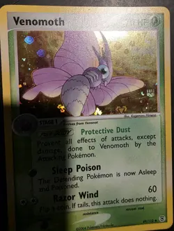 Pokemon TCG Venomoth 49/112 and Venonat 84/112 Reverse Holos FireRed LeafGreen - Image 4