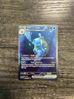 Pokemon Blastoise EX SIR 200/165 Scarlet & Violet 151 Near Mint - Image 1
