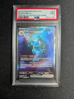 Pokemon en S&V 151 Blastoise EX Special Illustration Rare Sir 200/165 PSA 9 - Image 1