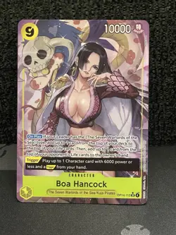 Boa Hancock OP14-112 SR Alt Art The Azure Sea’s Seven English One Piece TCG - Image 1