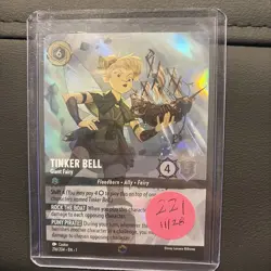 Disney Lorcana Tinker Bell - Giant Fairy (Enchanted) 216/204 EN1 - Image 1