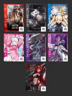 Union Arena Action Point Set UE14B Nikke English Cards (7 Cards) - Image 2