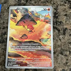Nintendo Magby PAR 186/182 Basic Card 2023 Regular English Pokemon - Image 1