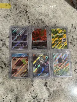 Lot of 6 Illustration Rare Pokemon Cards From Obsidian Flames Set Near Mint - Image 1