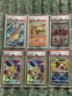 (6) Psa Pokemon Cards Lot Charizard & Pikachu & Blastoise PSA 10 - Image 1