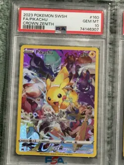 (6) Psa Pokemon Cards Lot Charizard & Pikachu & Blastoise PSA 10 - Image 5