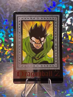 DRAGON BALL Z - Japanese Platina Card #PC-33 - SON GOHAN Silver Foil 1994 Amada - Image 1