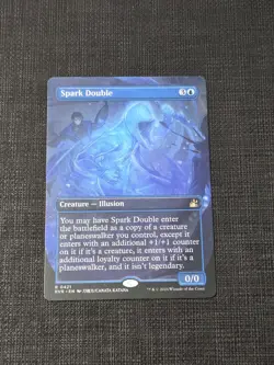 MTG Spark Double Anime Borderless - Ravnica Remastered NONFOIL - Image 1