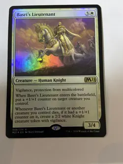 Basri's Lieutenant-Foil- Core Set 2021 - MTG - Near Mint - Image 1