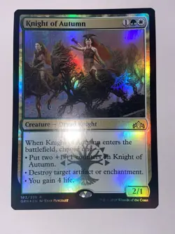 Knight of Autumn Foil - Guilds of Ravenica - MTG- Near Mint - Image 2
