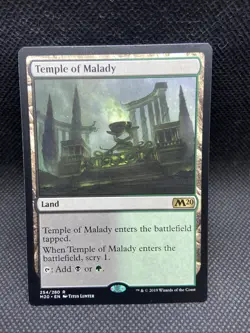 Temple of Malady - Core Set 2020 - MTG- Near Mint - Image 1