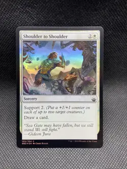 1x Shoulder to Shoulder Battlebond Foil NM/M MTG - Image 1