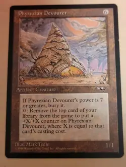 Mtg PHYREXIAN DEVOURER NM Alliances -Argo- - Image 3