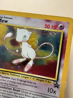 Mew 9 Black Star Promo 2000 Holo Rare Pokemon TCG Card Middle Swirl - Image 3
