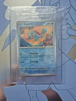 Squirtle 007/165 Pokemon Center - Pokemon TCG 151 2023 SEALED - Image 1