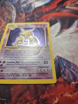 Pokemon TCG Alakazam 1/102 Holo Rare Unlimited WOTC: Base Set MP/HP - Image 4