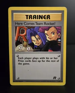 Pokemon TCG - HERE COMES TEAM ROCKET! - 71/82 - RARE - TEAM ROCKET (2000) - MP - Image 1