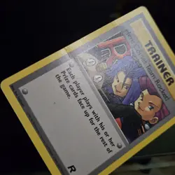 Pokemon TCG - HERE COMES TEAM ROCKET! - 71/82 - RARE - TEAM ROCKET (2000) - MP - Image 2