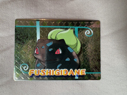 1999 Pokemon Japanese Meiji Embossed Promo Foil Bulbasaur/Fushigidane Mint NP - Image 2