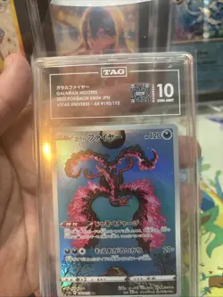 Pokemon Galarian Moltres 190/172 VSTAR Universe Japanese TAG 10 Gem Mint - Image 3