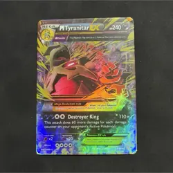 Pokemon TCG M Tyranitar EX Holo Rare EX Ancient Origins 240 HP 43/98 110+ - Image 1
