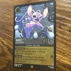 Disney Lorcana Winterspell Angel - Experiment 624 Cold Foil 191/204 NM Legendary - Image 3
