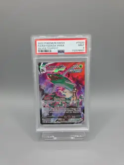 Pokemon TCG Rayquaza VMAX Silver Tempest 2022 TG20/TG30 Rare Card PSA 9 - Image 1