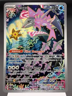 Veluza 192/182 - Illustration Rare - Paradox Rift Pokemon Card MINT - Image 1