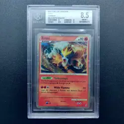 Pokemon 2011 Shiny Entei SL3 Call of Legends Ruf der Legenden Deutsch BGS 8.5 - Image 1