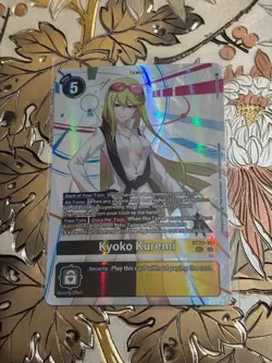 Digimon Card Game Kyoko Kuremi BT22-101 SEC Cyber Eden Secret Rare Textured Foil - Image 1