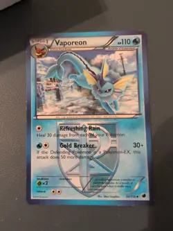 Pokemon TCG Vaporeon Plasma Freeze 20/116 Regular Uncommon Card - Image 1