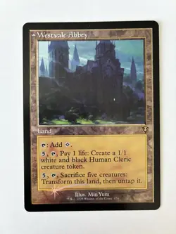 MtG *Retro Frame Foil* Westvale Abbey NM Innistrad Remastered rare card Magic - Image 1