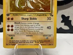 Kabutops 1st Edition - 9/62 Fossil Set Holo Rare 1999 Pokemon Card - Image 2