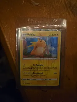 Holo Raichu 050/203 Rare Evolving Skies Pokemon TCG Card NM + CREASE ERROR. 🫆🎁 - Image 1