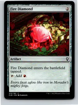 Magic the Gathering Fire Diamond Commander Legends: Battle for Baldur's Gate MTG - Image 1