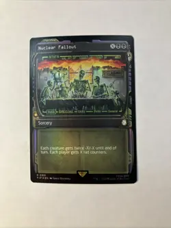 2024 MTG Magic the Gathering PIP Fallout Showcase Foil #331 Nuclear Fallout - Image 1