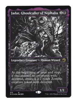 Jadar, Ghoulcaller of Nephalia Innistrad: Midnight Hunt Showcase Foil MTG NM - Image 1