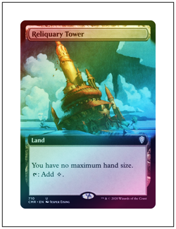 1x Reliquary Tower, Extended Art Foil, Magic MTG NM - Image 1