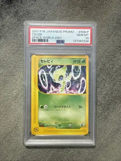 PSA 10 Celebi Space Wrold Promo 006/P Pokemon Card Japanese 2001 JPN USA SELLER - Image 1