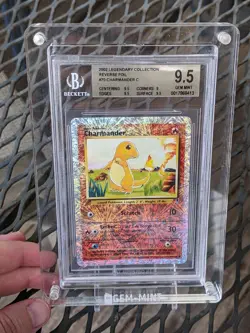 Pokemon Legendary Collection Reverse Holo Charmander #70/110 BGS 9.5 GEM MINT - Image 1